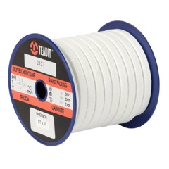 2127 Diagonally braided from acrylic fibre, impregnated throughout with PTFE-dispersion, lubricated with silicone oil